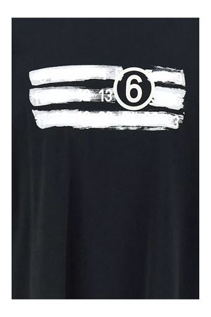 T-shirt in cotone nero MM 6 MAISON MARGIELA | SH2GC0023M20115900